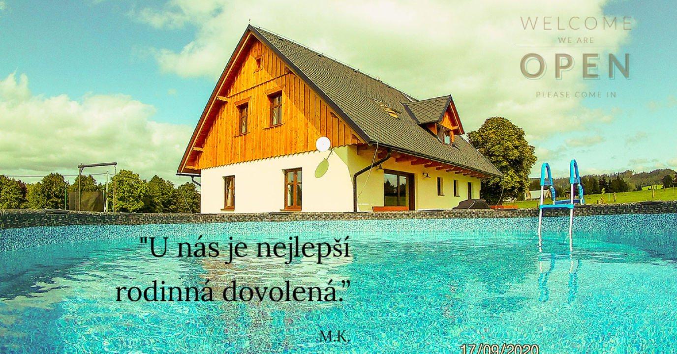 Letní dovolená u Dolní Moravy – Wellness chalupa Šindelka s bazénem